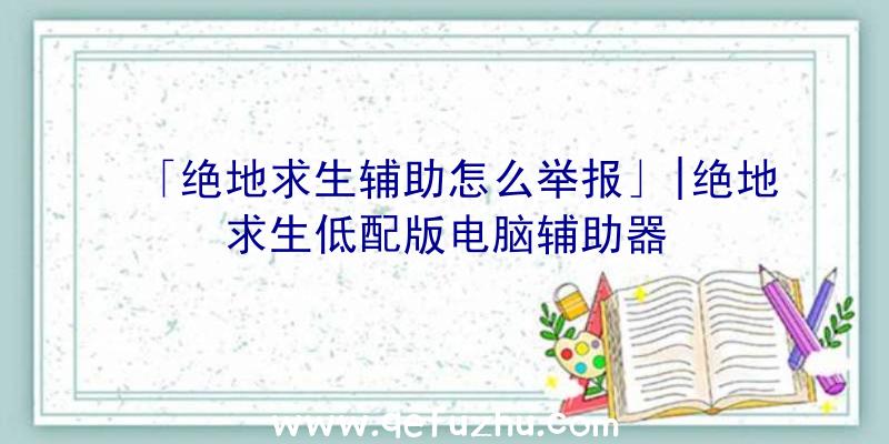 「绝地求生辅助怎么举报」|绝地求生低配版电脑辅助器